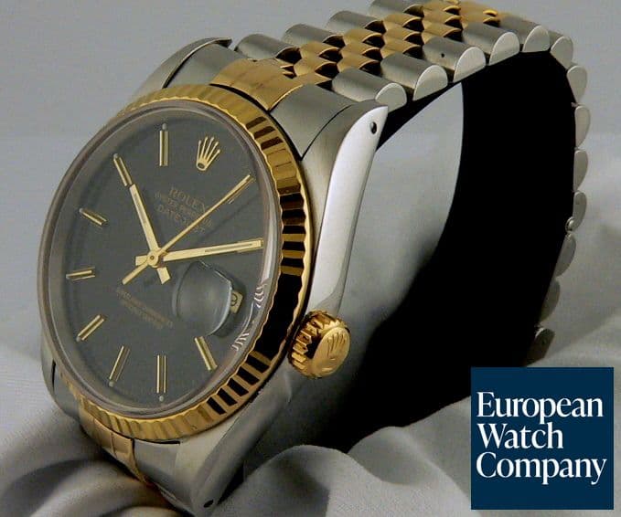 Image of Rolex Datejust 2T 
Black Dial
Jubilee