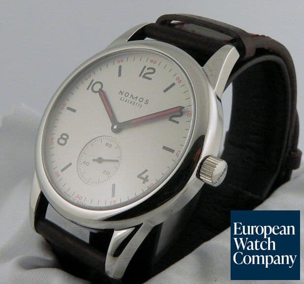 Image of Nomos Club Ivory Steel