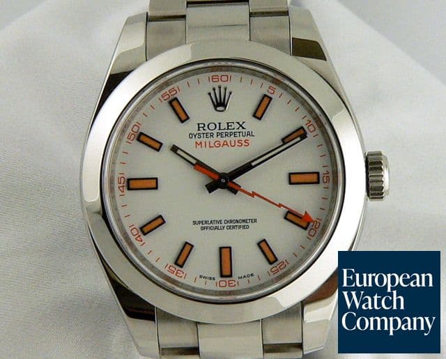 Image of Rolex Milgauss White Dial
SS/SS