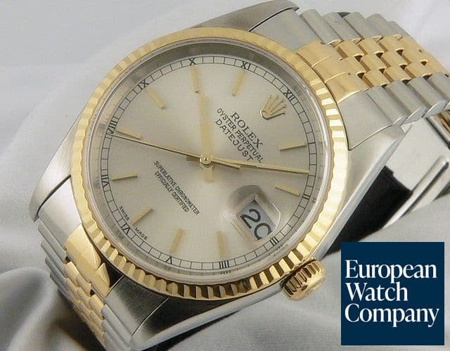 Image of Rolex Datejust 2T Silver Dial
Jubilee (2002 3/4)