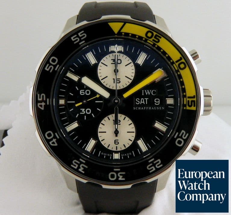 Image of IWC NEW Version Aquatimer Chrono SS/Rubber