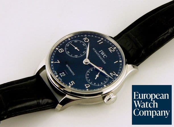 Image of IWC Portugieser 5001 7 Days Steel Black
