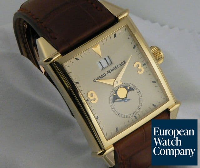 Image of Girard Perregaux Vintage 1945 Yellow Gold Moon Big Date

