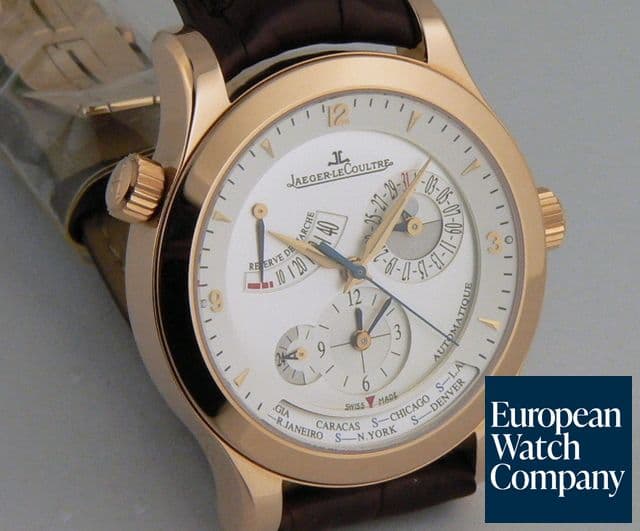 Image of Jaeger LeCoultre Master Geographic Rose White Dial
