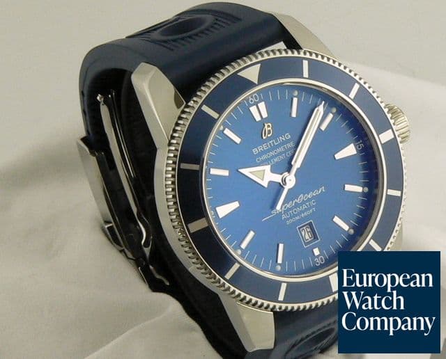 Image of Breitling Aeromarine SuperOcean Heritage 46 SS/Rubber
Blue