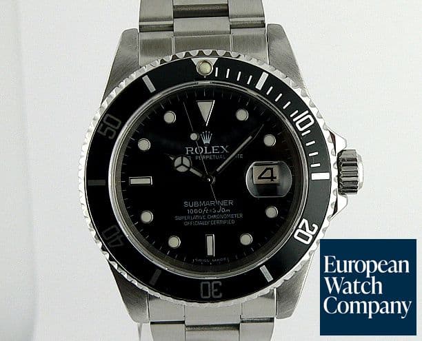 Image of Rolex Submariner Steel Black