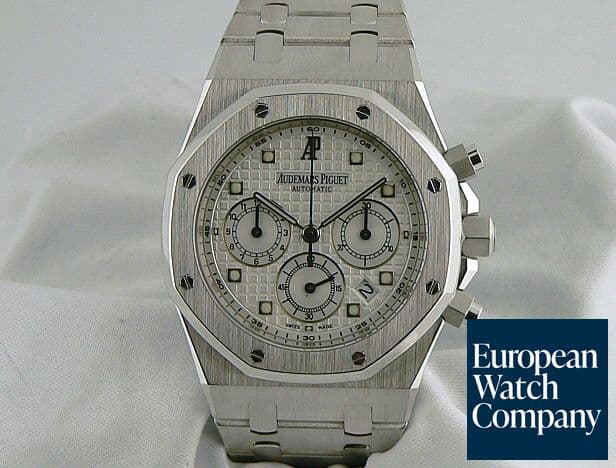 Image of Audemars Piguet Royal Oak Chrono White WG/WG