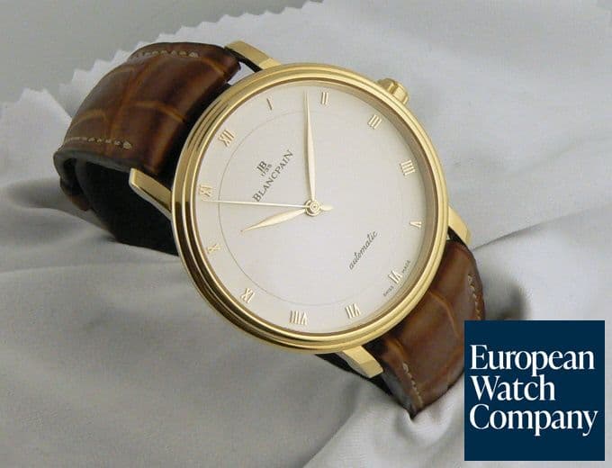 Image of Blancpain Villeret Auto 
Yellow Gold