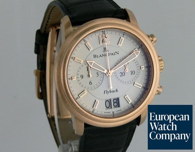 Image of Blancpain Flyback Big Date Rose Strap