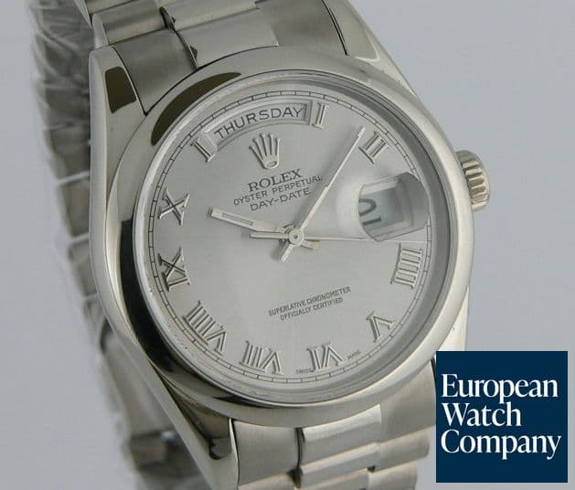 Image of Rolex President White Gold
Silver Dial