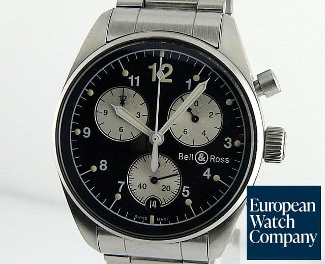 Image of Bell & Ross Vintage 120 Qtz. SS/SS
Black Dial