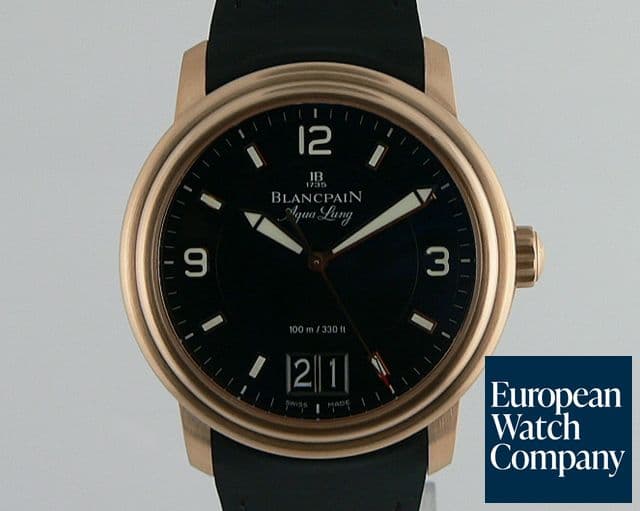 Image of Blancpain Aqualung Rose Rubber