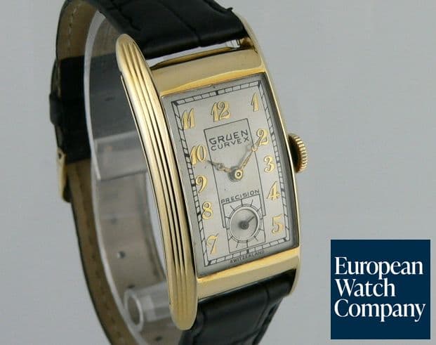 Image of Gruen Curvex Precision Yellow Gold