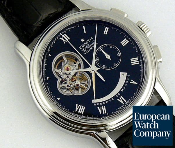 Image of Zenith Chronomaster XXT open
SS/Strap Black