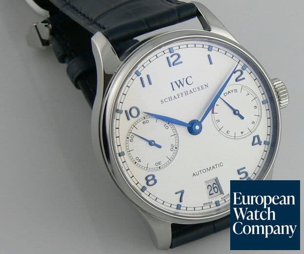 Image of IWC Portugieser 5001 7 Days Steel White
