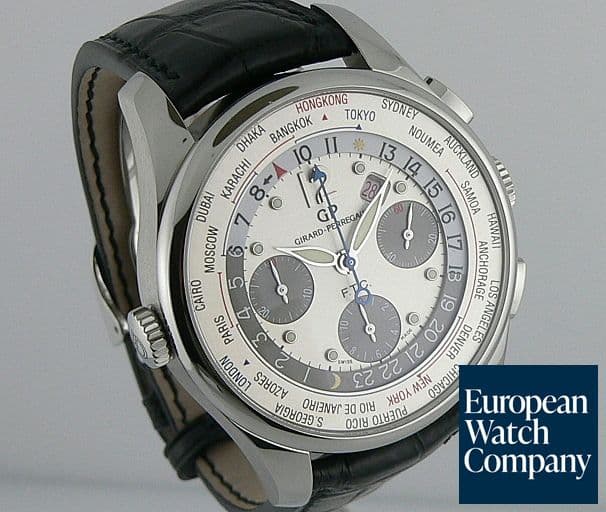 Image of Girard Perregaux World Time WW.TC Chrono SS/Strap