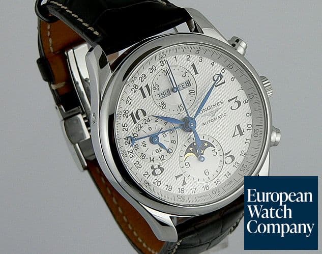 Image of Longines Master Complications Chronograph SS/Strap