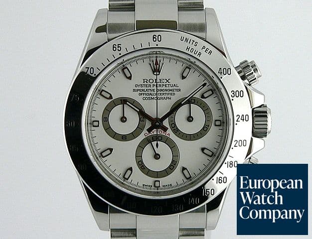 Image of Rolex Daytona SS White Dial