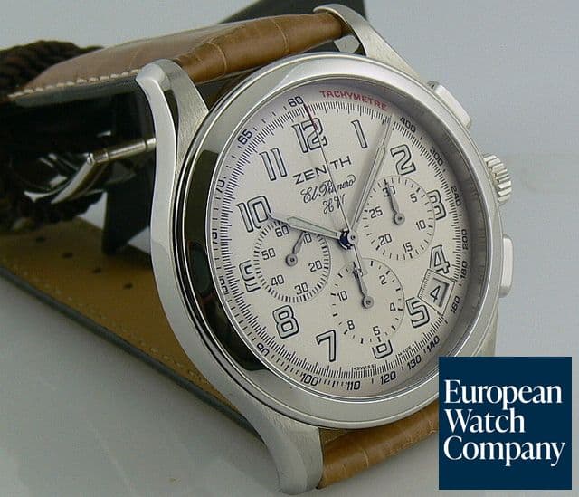 Image of Zenith El Primero HW Chrono SS/Strap
Silver Dial