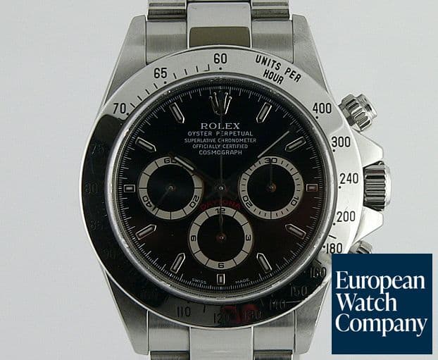Image of Rolex Zenith Daytona SS Black Dial A Series