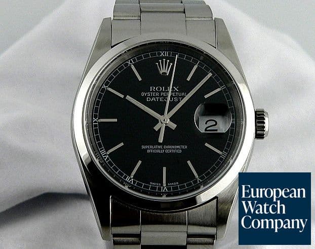 Image of Rolex Datejust Stainless Steel Black Dial