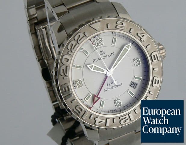 Image of Blancpain Fifty Fathoms GMT WG/WG White