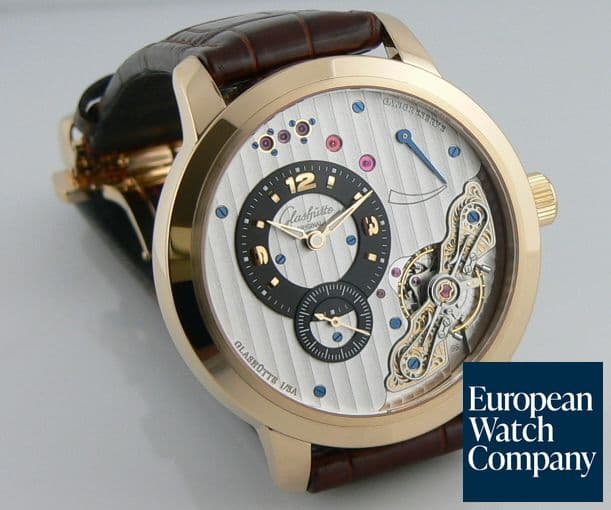 Image of Glashutte Original Pano Inverse 18K Rose