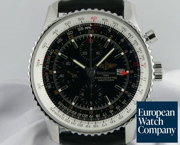 Image of Breitling Navitimer World Black Dial 