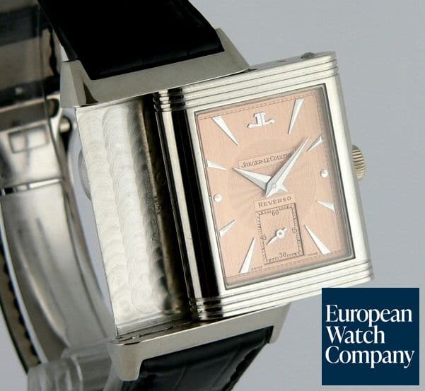 Image of Jaeger LeCoultre Art Deco Reverso WG Salmon Dial