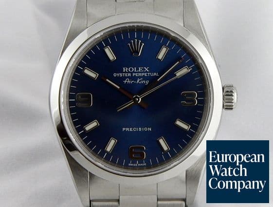 Image of Rolex Air King SS/SS Blue Dial