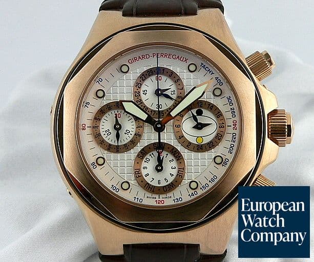 Image of Girard Perregaux Laureato EVO3 Rose Perpetual
White
