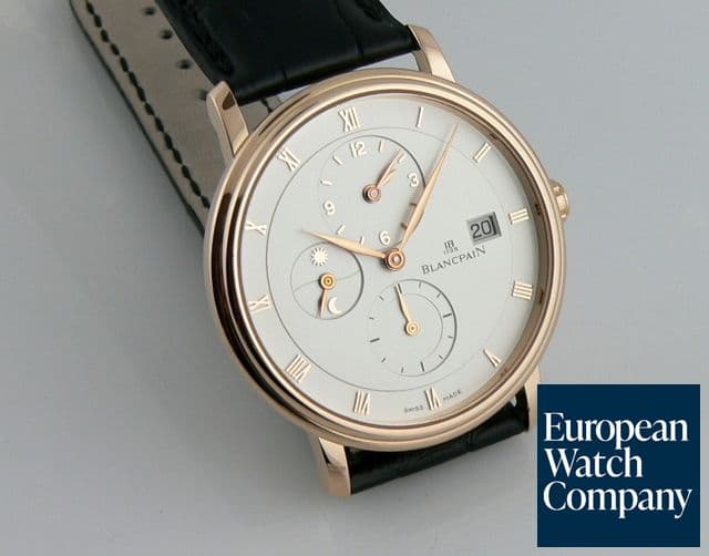 Image of Blancpain Villeret Timezone Rose