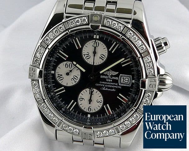 Image of Breitling Chronomat Evolution
SS/SS Black Dial Diamond