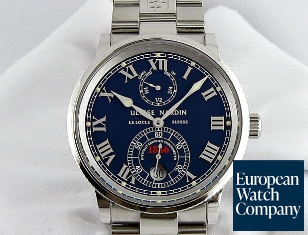 Image of Ulysse Nardin Marine Chronometer 1846 Blue