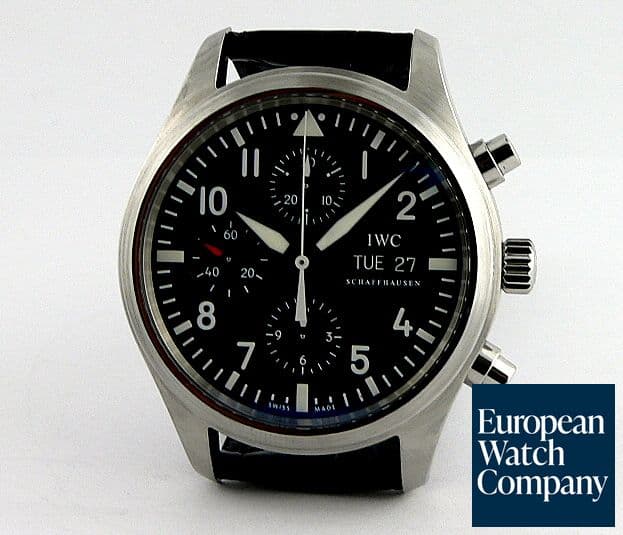 Image of IWC Fliegeruhr Chrono Black Dial 42mm