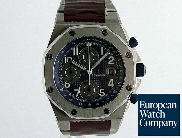 Image of Audemars Piguet Royal Oak Off Shore Chronograph Titanium Blue Dial