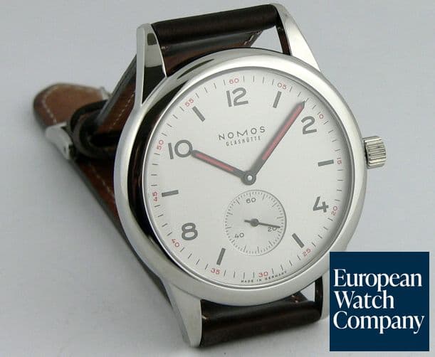 Image of Nomos Club Ivory Steel
