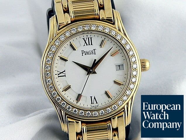 Image of Piaget Ladies Polo White Dial Diamond Bezel
YG/YG
Day/Date