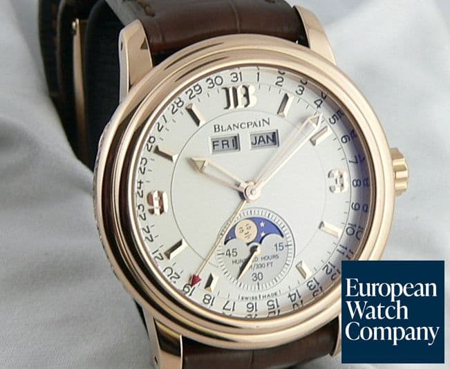 Image of Blancpain 3 Date Rose Half Hunter