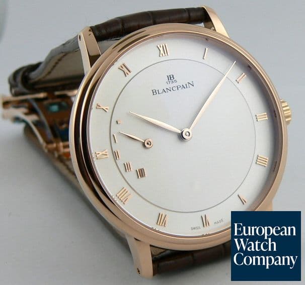 Image of Blancpain Ultra Slim Power Reserve Rose