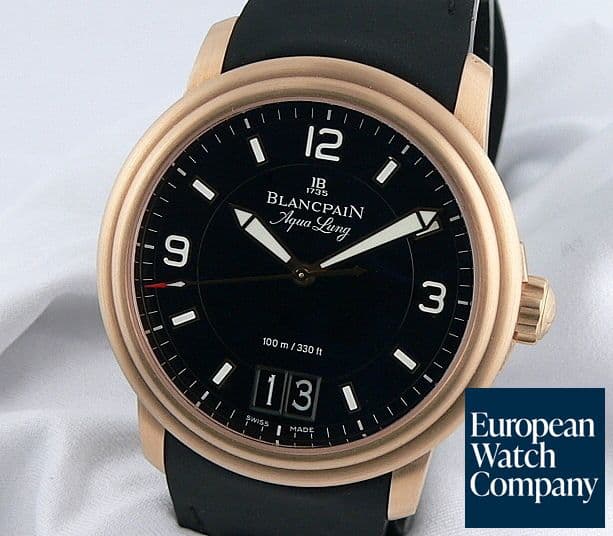 Image of Blancpain Aqualung Rose Rubber