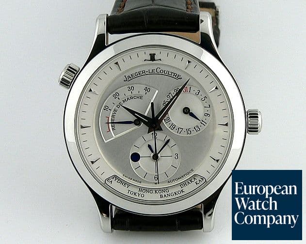 Image of Jaeger LeCoultre Master Geo Steel Silver Dial