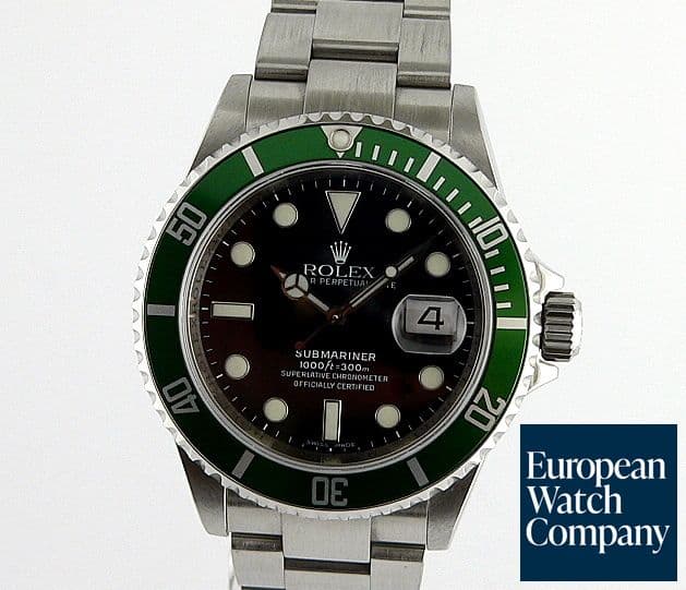 Image of Rolex Submariner Steel
Green Bezel M Series