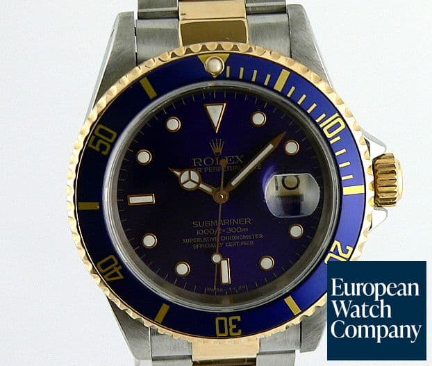 Image of Rolex Submariner 2T Blue/Blue