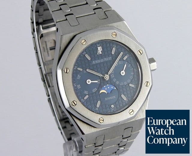 Image of Audemars Piguet Royal Oak Day Date Moon SS/SS Blue,