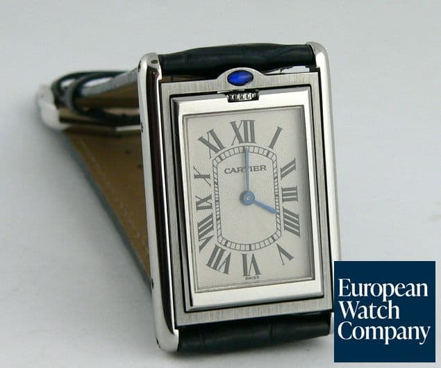 Image of Cartier Tank Basculante Steel 