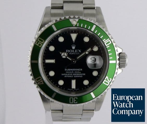 Image of Rolex Submariner Steel
Green Bezel
First Edition