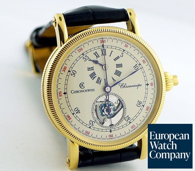 Image of Chronoswiss Chronoscope Yellow Gold