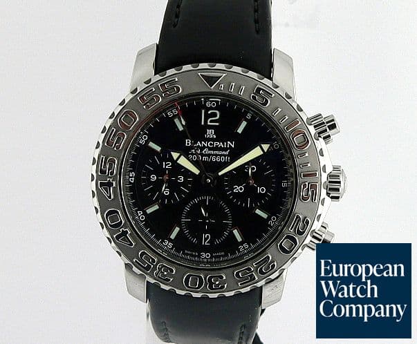 Image of Blancpain Air Command Black
Rubber Strap