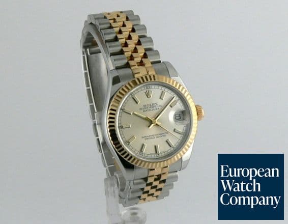 Image of Rolex Oyster Perpetual Midsize Datejust, silver Dial